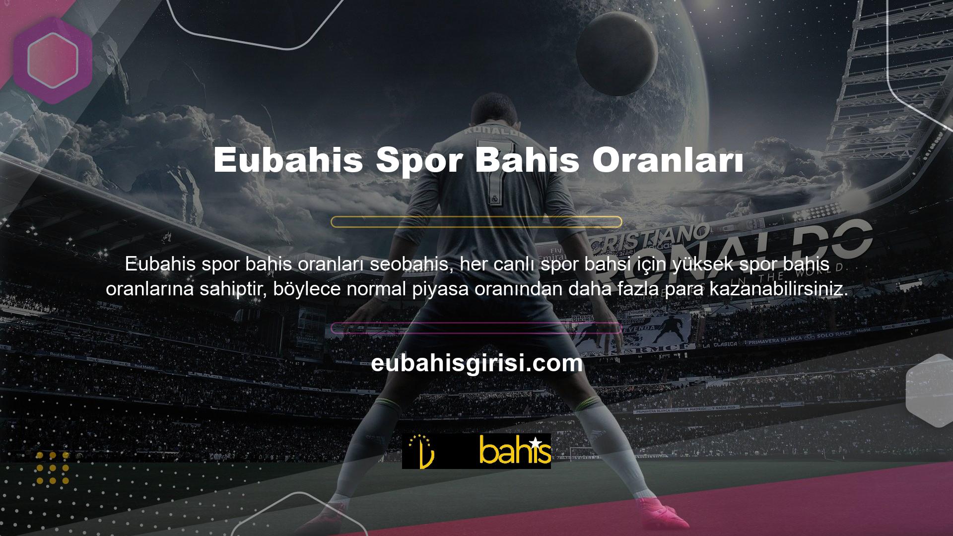 Eubahis bahis alanı çok hızlı ve birçok insan için iyi çalışıyor